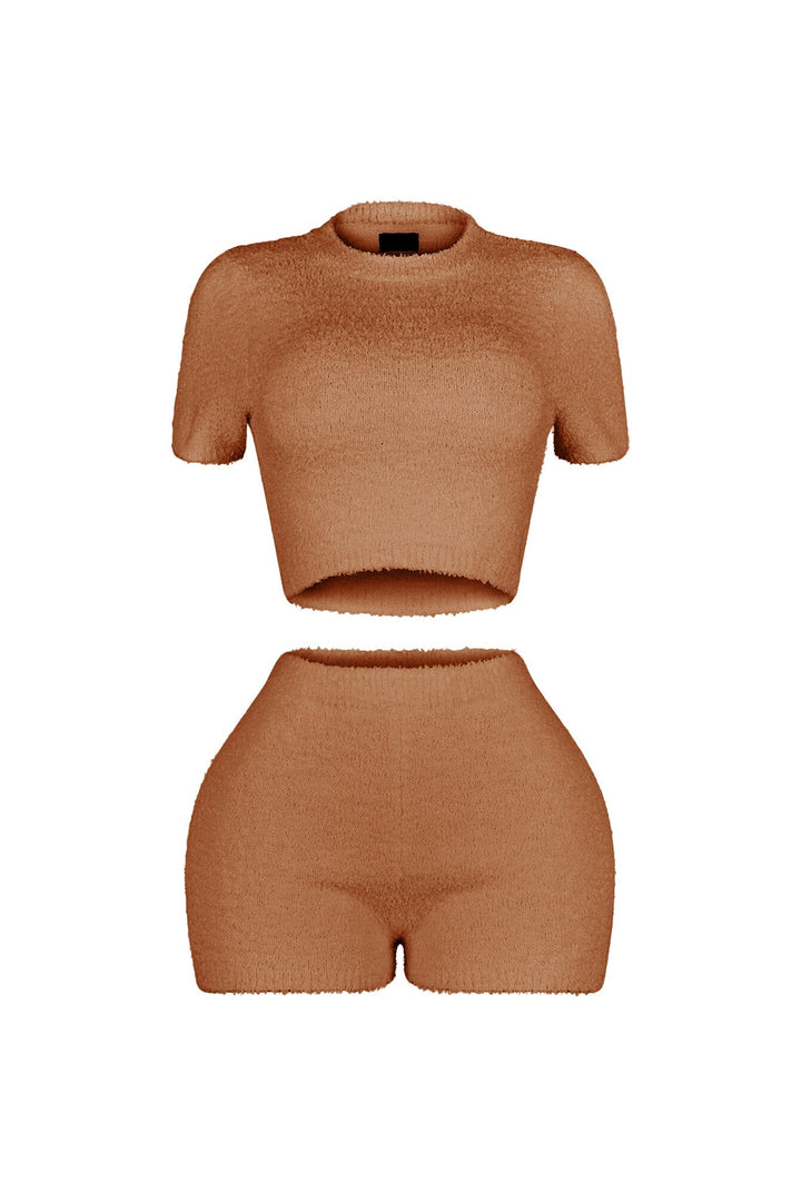 Toasty Fuzzy Top &amp; Shorts SET