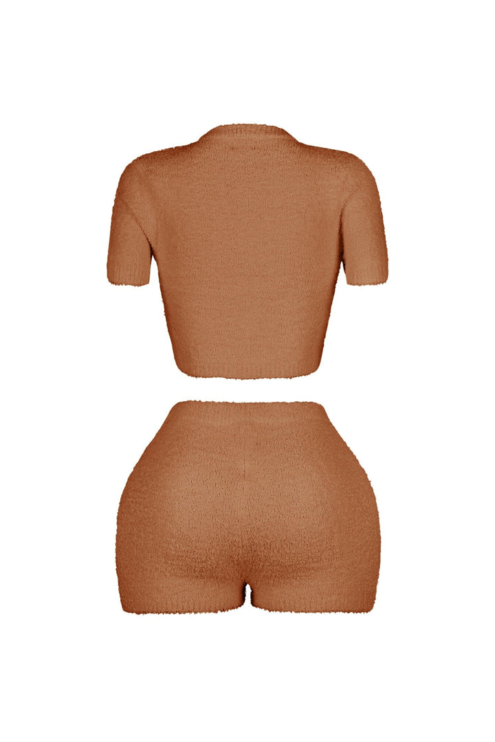 Toasty Fuzzy Top &amp; Shorts SET