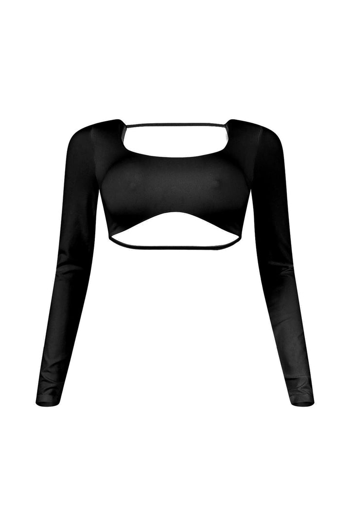 Harriet Back Cutout Crop Top
