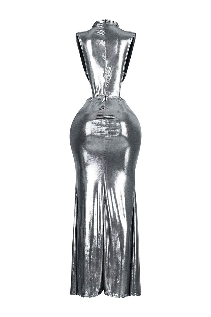 Cypher Foil Maxi Dress