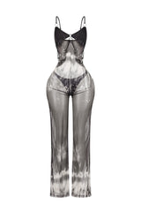 Sheer Link O Ring Jumpsuit