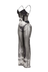 Sheer Link O Ring Jumpsuit