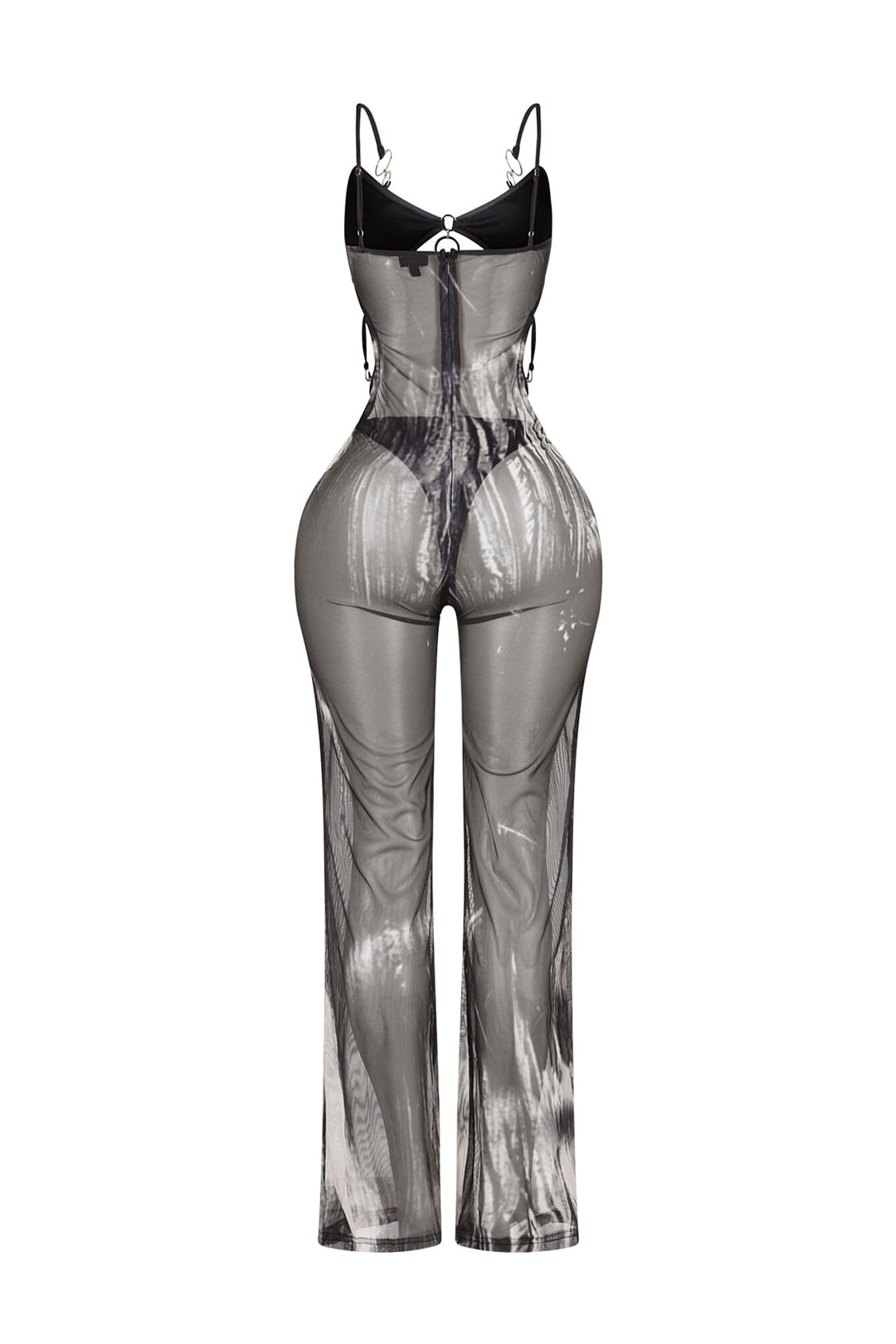 Sheer Link O Ring Jumpsuit