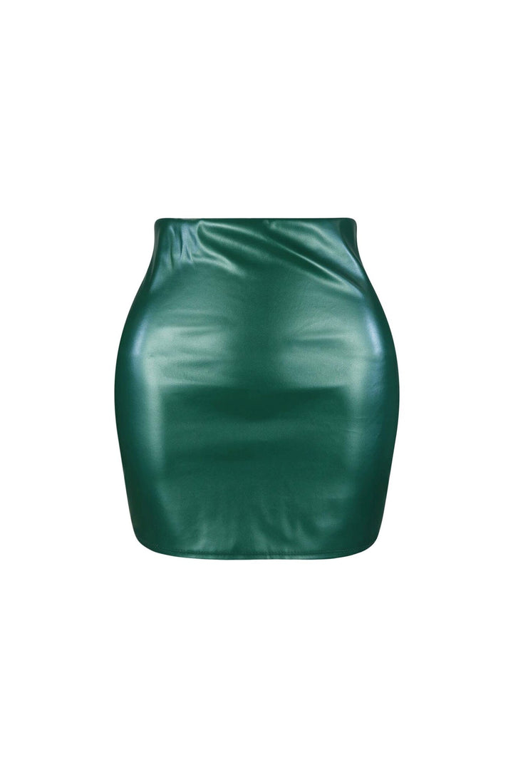 Undercover Faux Leather Mini Skirt