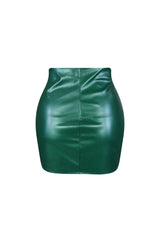 Undercover Faux Leather Mini Skirt