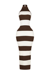 Viane Knit Striped Maxi Dress