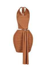 Dark Remedy Plunge Mini Dress