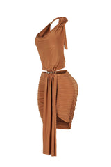 Dark Remedy Plunge Mini Dress
