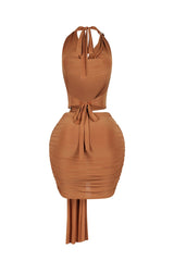 Dark Remedy Plunge Mini Dress