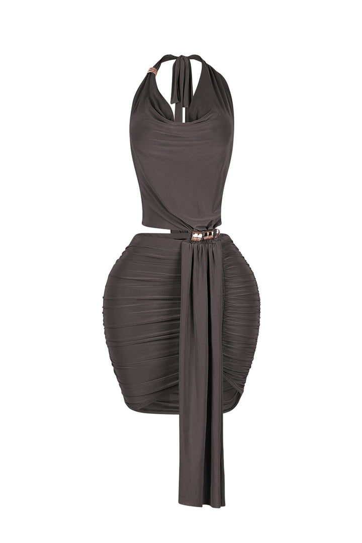 Dark Remedy Plunge Mini Dress
