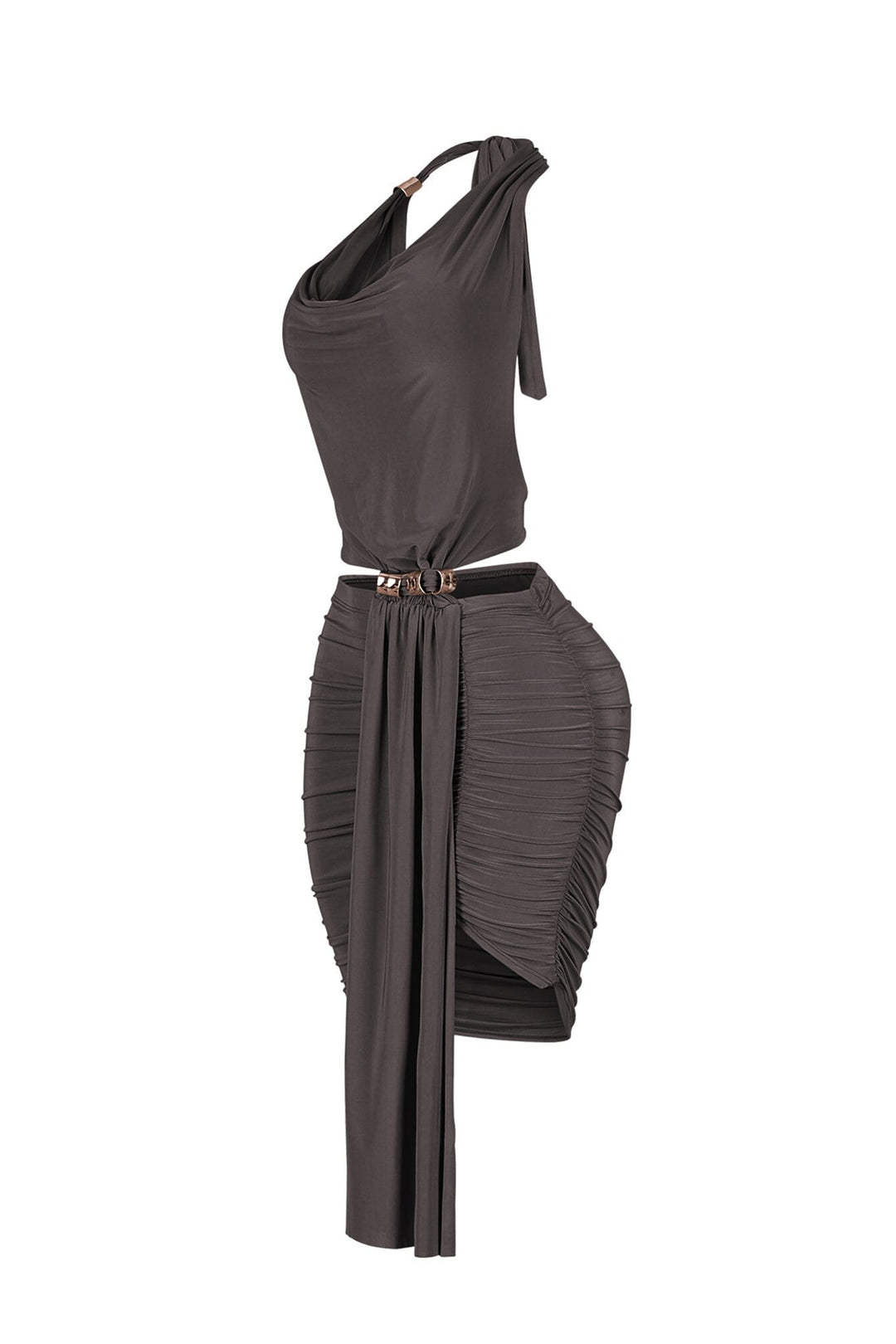Dark Remedy Plunge Mini Dress