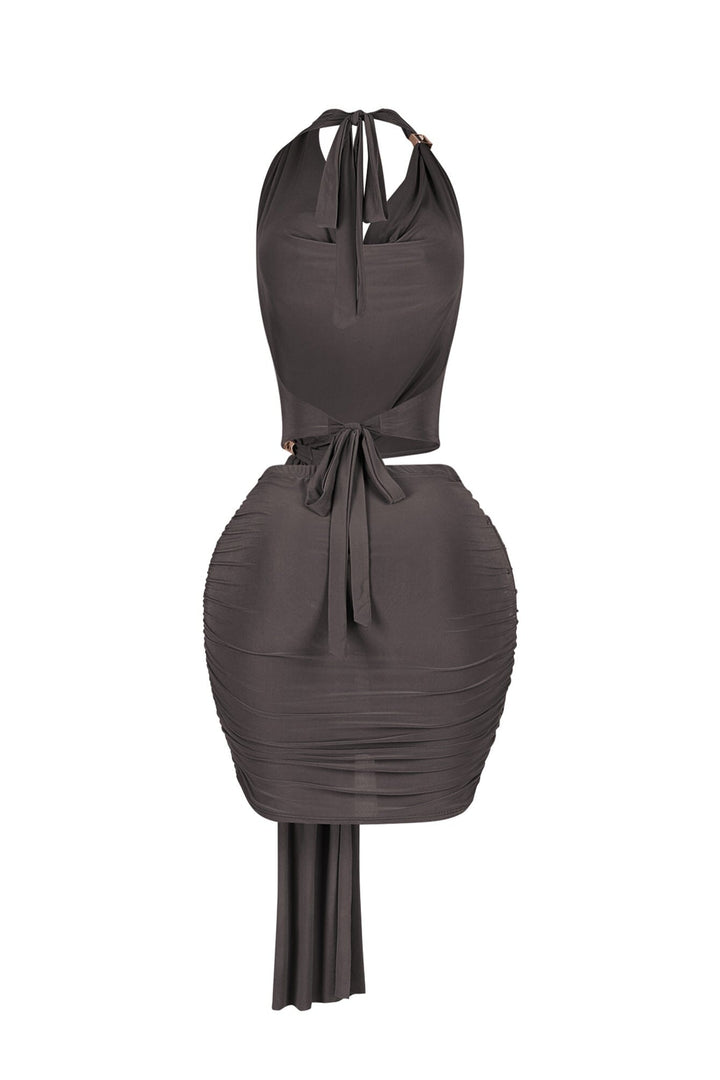 Dark Remedy Plunge Mini Dress