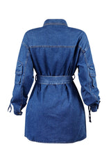 Meyer Oversized Cargo Denim Jacket