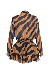 Autumn Flare Romper