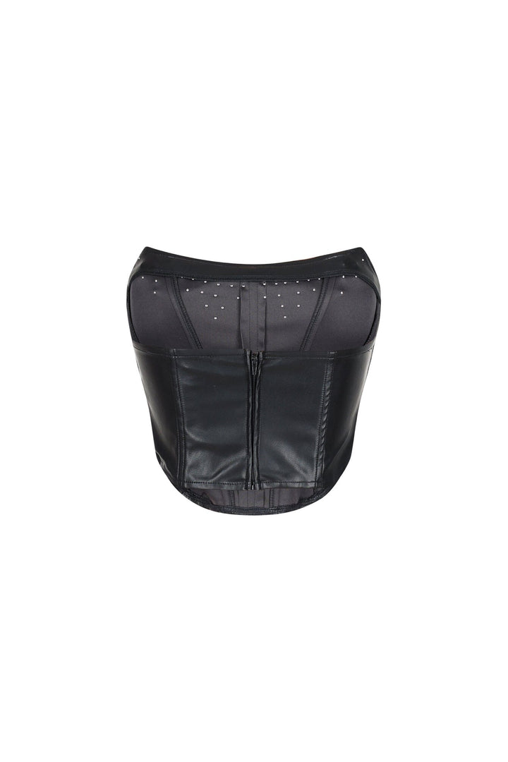 Dubai Faux Fierce Crop Top