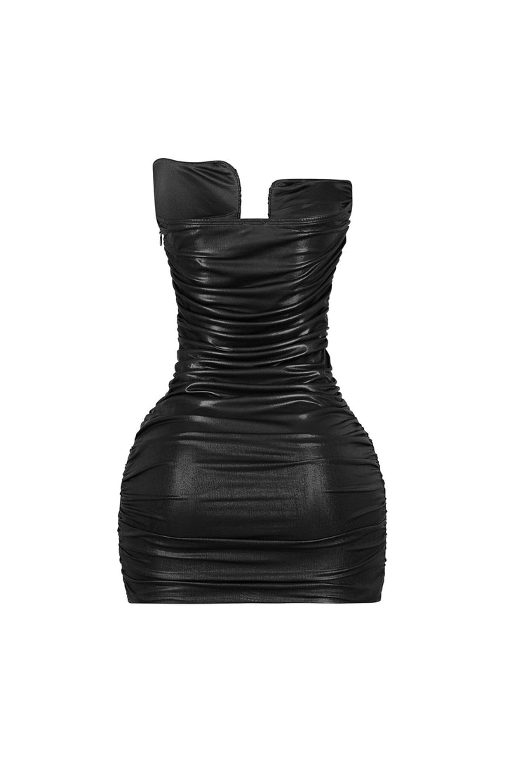 Disco Venom Ruched Tube Dress
