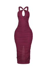Brera Sway Ruched Midi Dress