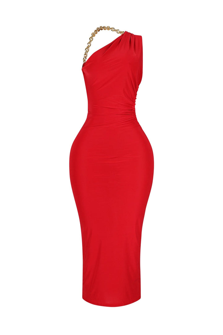 Ece Chain Strap Midi Dress