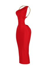 Ece Chain Strap Midi Dress