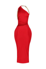 Ece Chain Strap Midi Dress