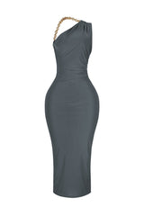 Ece Chain Strap Midi Dress