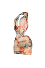 Palawan Cowl Neck Top &amp; Skirt SET