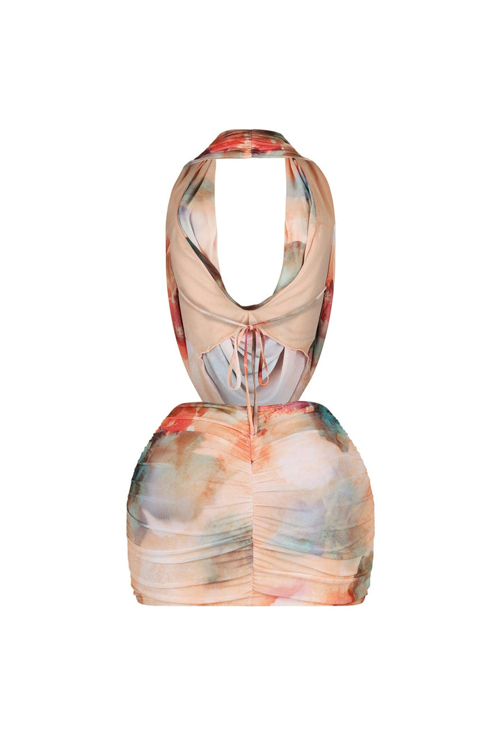 Palawan Cowl Neck Top &amp; Skirt SET