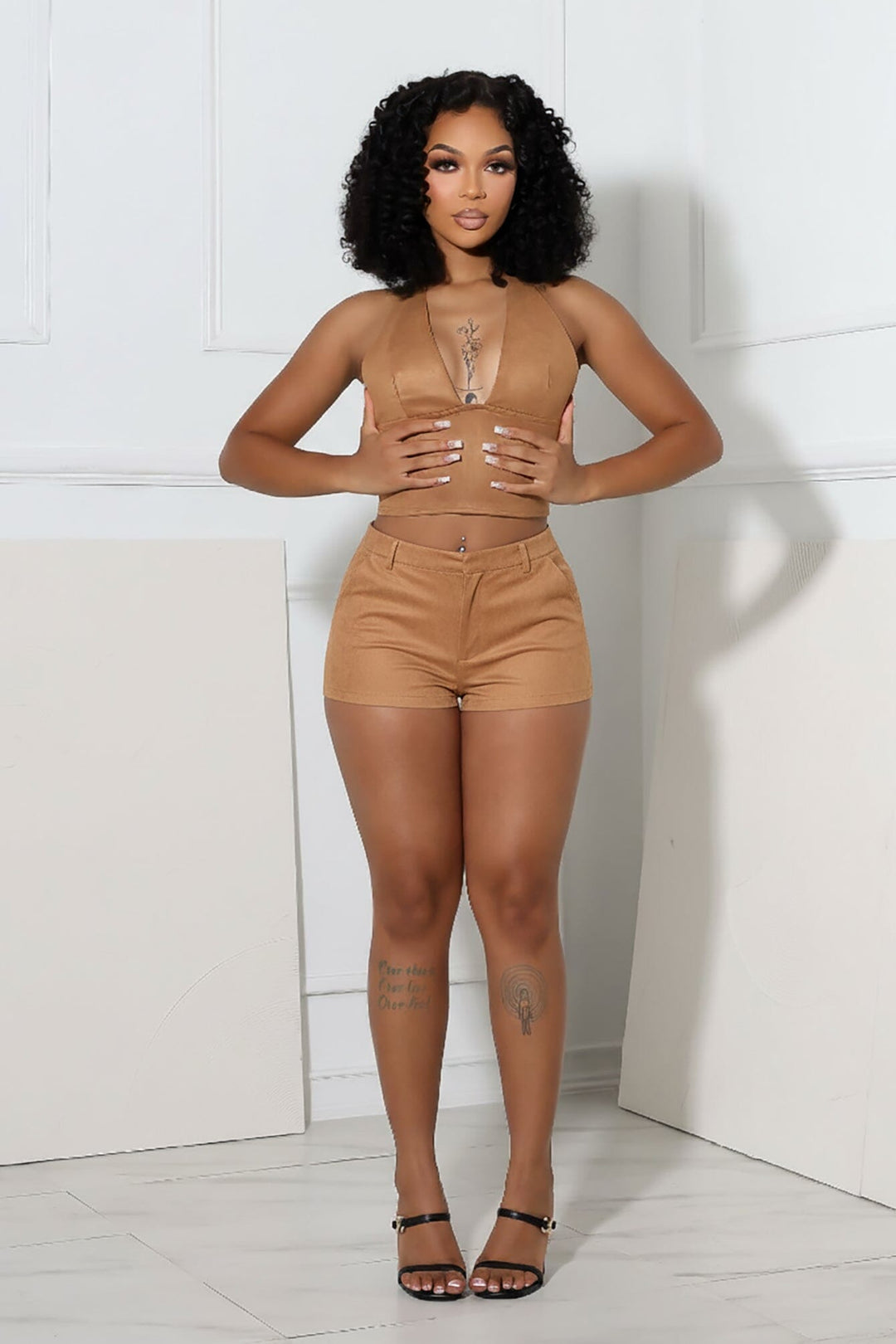 Dependable Suede Shorts