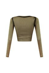 Real Emotion Washed Ribbed Top