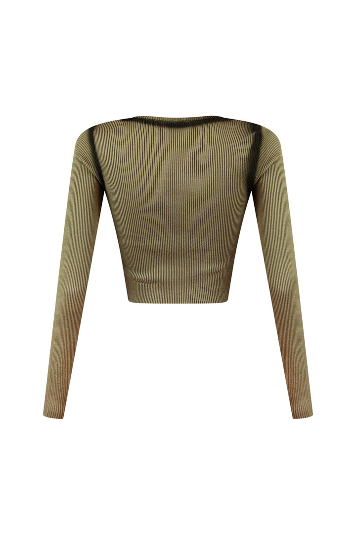 Real Emotion Washed Ribbed Top