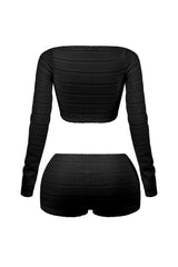 Take It Easy Knit Top &amp; Skort SET