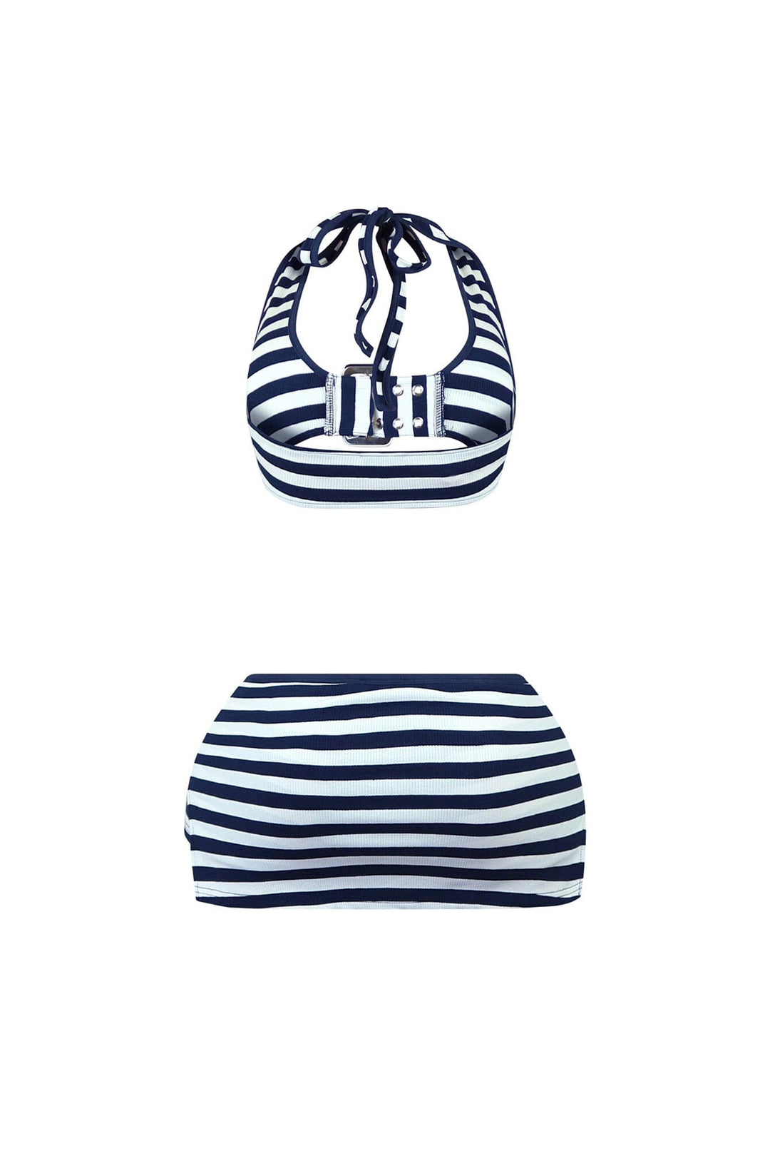 Leilani Striped Halter Top &amp; Skort SET