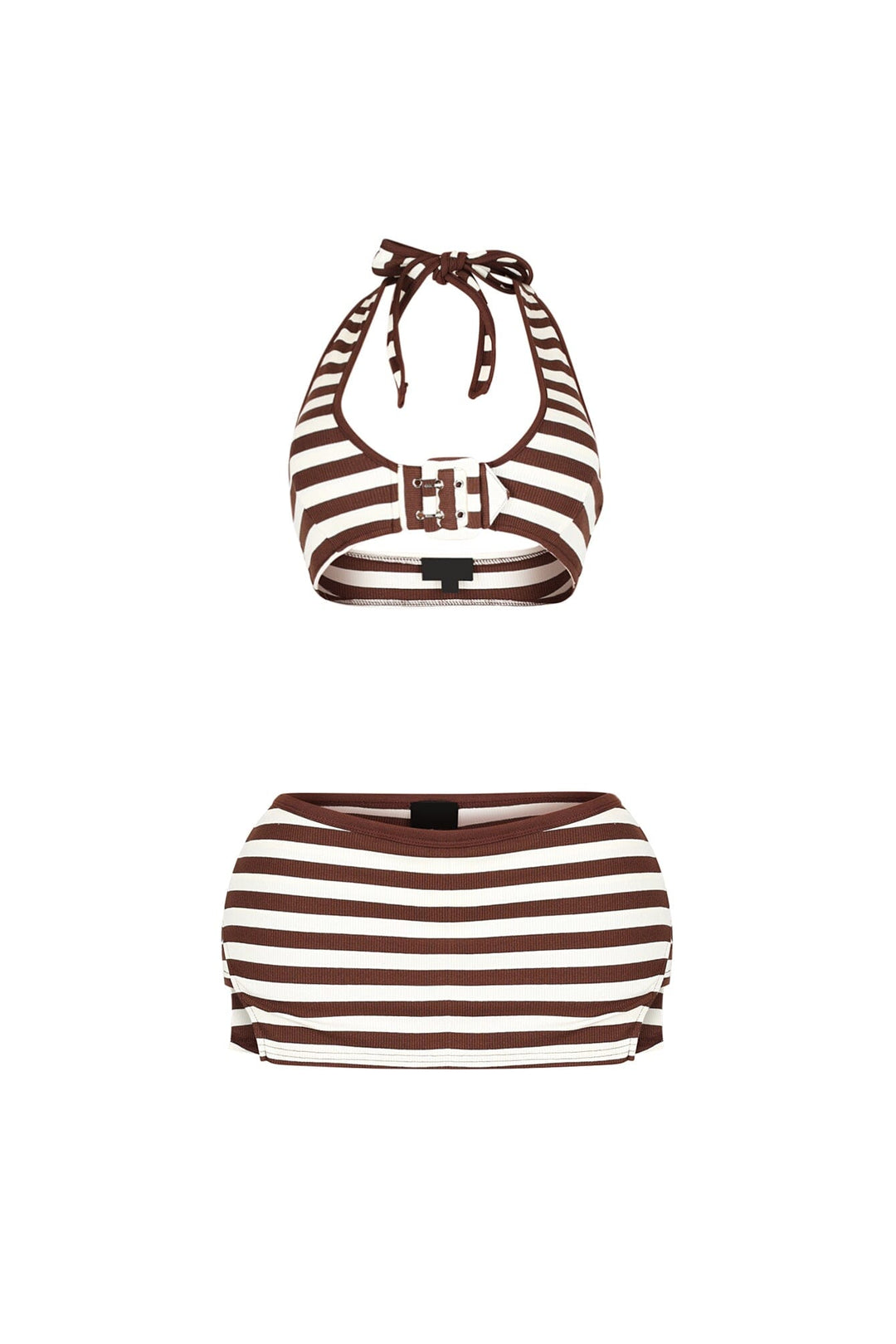 Leilani Striped Halter Top &amp; Skort SET