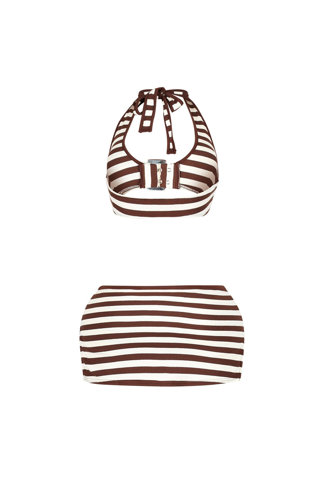 Leilani Striped Halter Top &amp; Skort SET