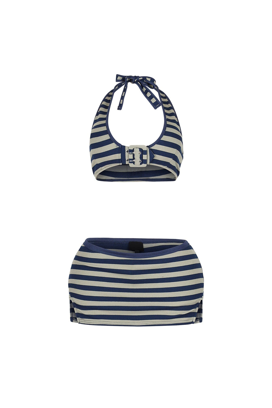 Leilani Striped Halter Top &amp; Skort SET