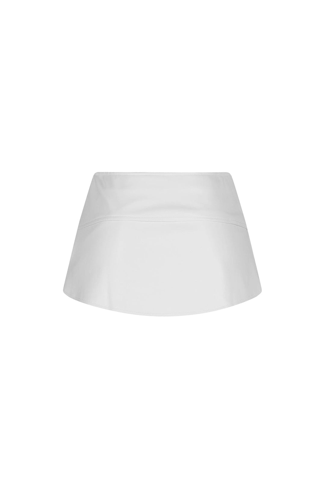 Teasette Faux Leather Micro Skirt