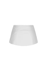 Teasette Faux Leather Micro Skirt