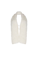 Sugar Puff Fur Halter Vest