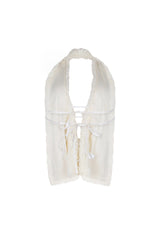 Sugar Puff Fur Halter Vest
