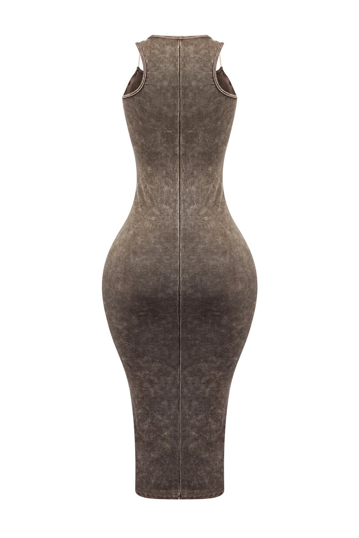 Raymond Mineral Wash Long Dress