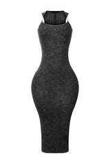 Raymond Mineral Wash Long Dress