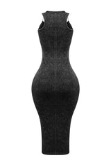 Raymond Mineral Wash Long Dress