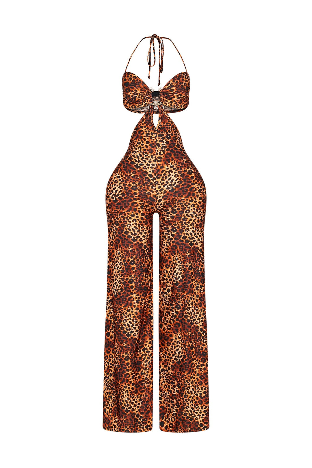 Neon Wildcat Cut Out Jumpsuit