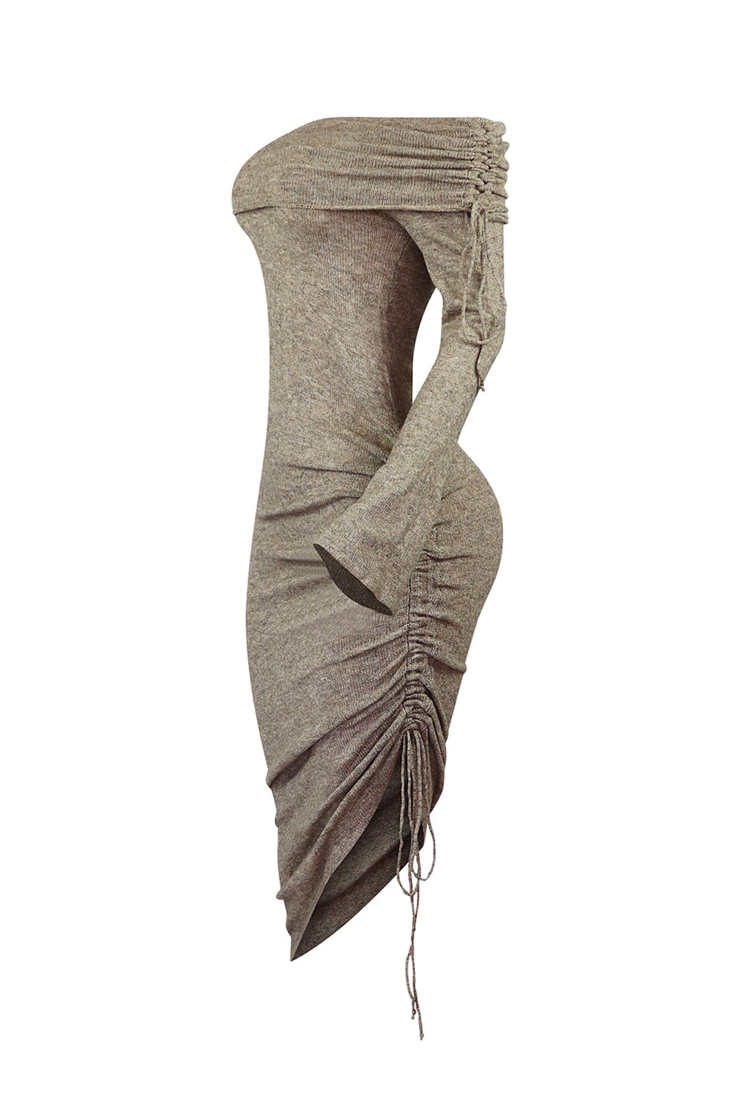 Karah Off Shoulder Sweater Midi Dress