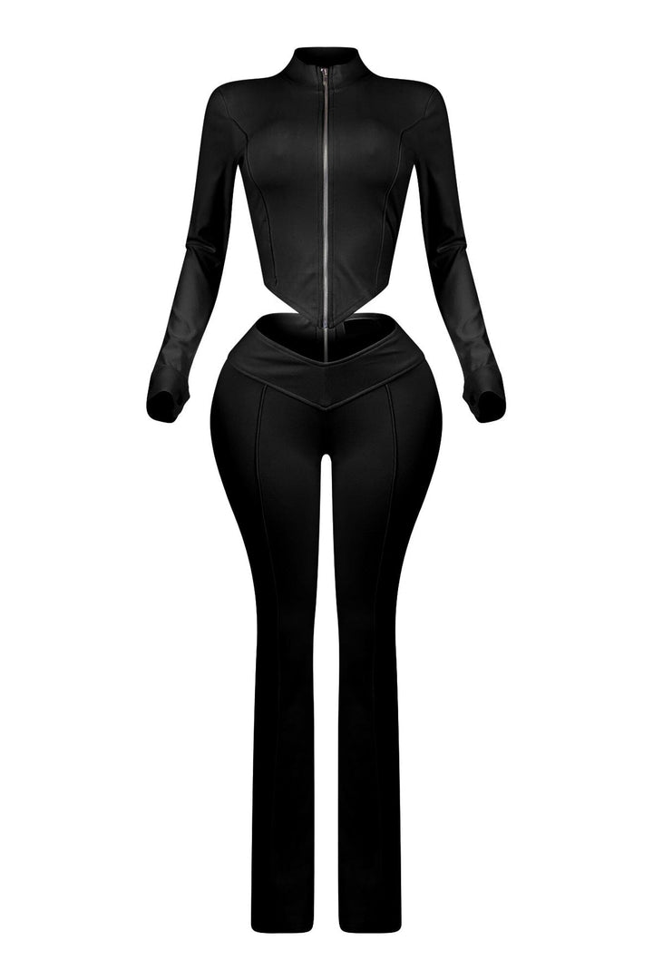 Jacqueline Zip Up Top &amp; Pants SET