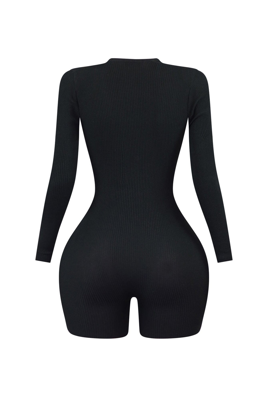Cut Him Off Cutout Long Sleeve Romper