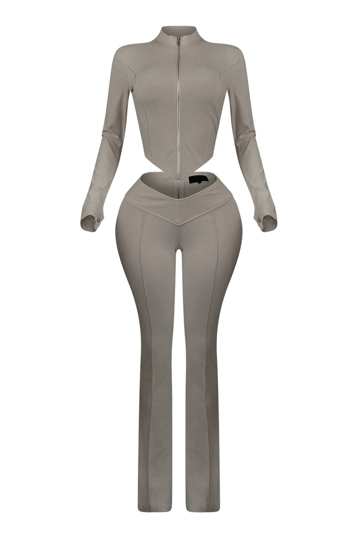 Jacqueline Zip Up Top &amp; Pants SET