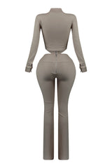 Jacqueline Zip Up Top &amp; Pants SET