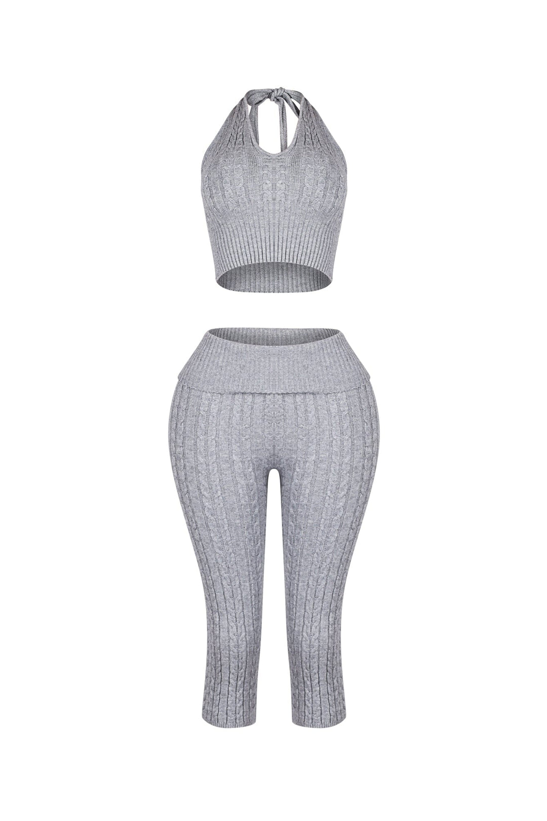 Calm Touch Knit Top &amp; Capri SET