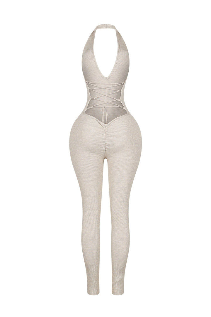 Tie Me Back in Style Jumpsuit